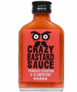 Crazy Bastard Sauce Trinidad Scorpion & Clementine