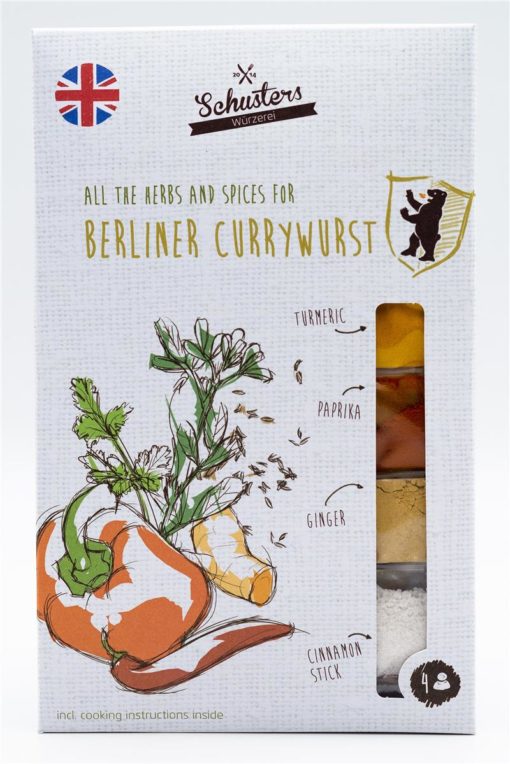 Berliner Currywurst von Schusters Würzerei