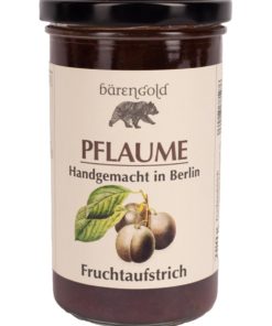 Berliner Bärengold Pflaume Fruchtaufstrich 280g Glas