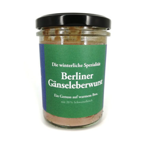 Original Berliner Gänseleberwurst 175g Glas