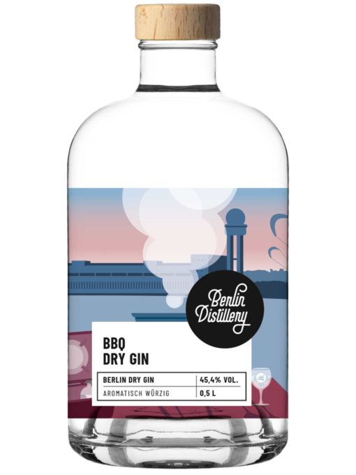 BBQ Dry Gin von Berlin Distillery 0,05l