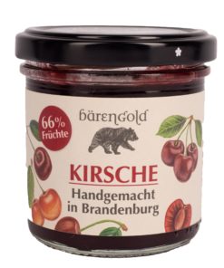 Berliner Bärengold Kirsche Fruchtaufstrich 150g Glas