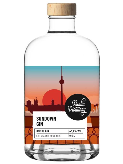Sundown Gin von Berlin Distillery 0,05l