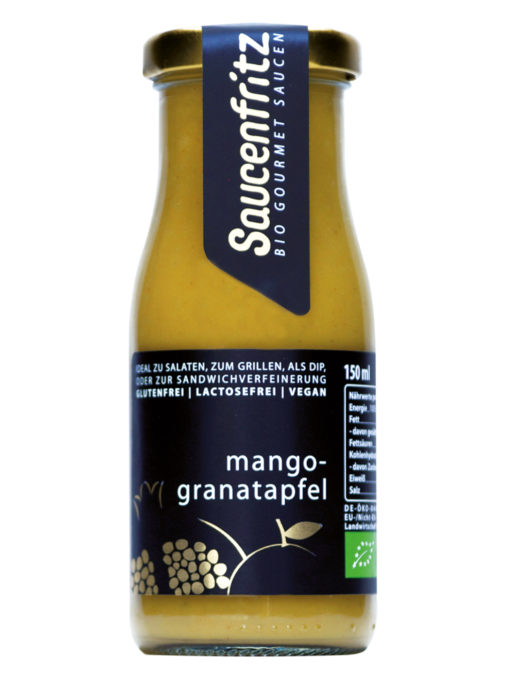 BIO Mango-Granatapfel Sauce