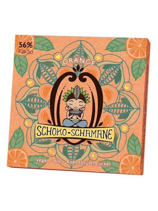Schoko-Schamane „Orange“ 56% Kakao BIO