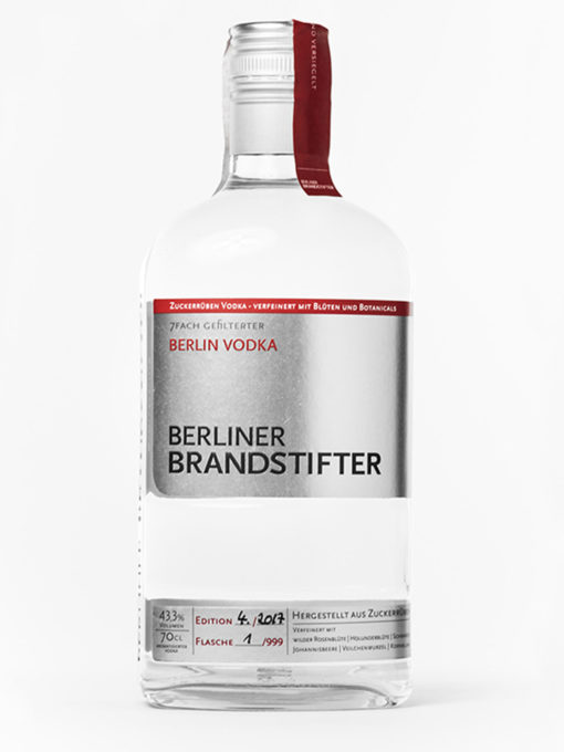 Berliner Brandstifter Berlin Vodka 0,7 l